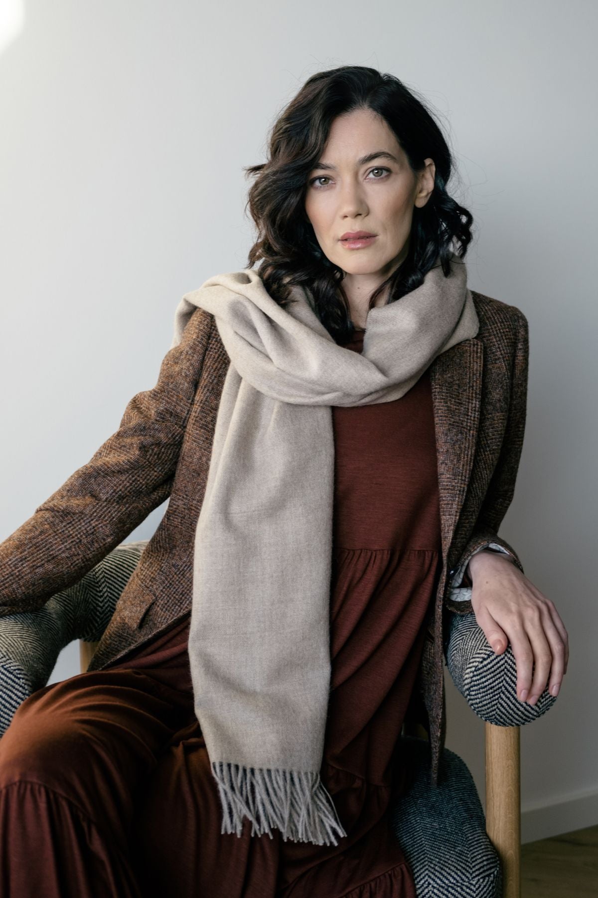 Baby alpaca scarves