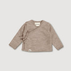 Baby Merino Fleece Cardigan – Sand