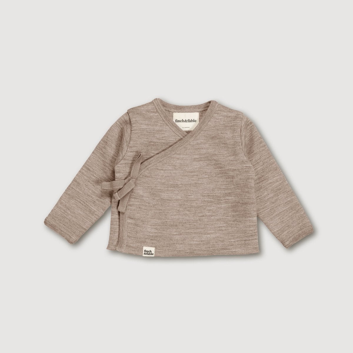 Baby Merino Fleece Cardigan – Sand