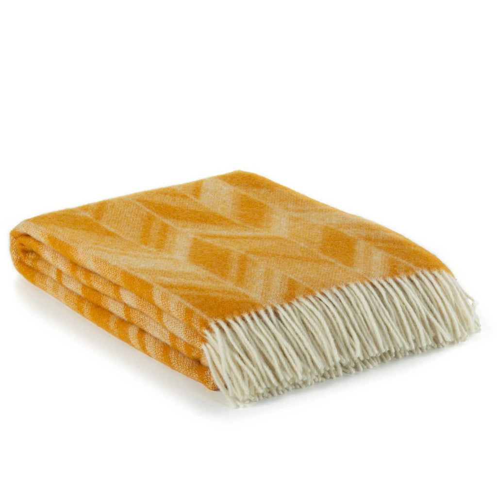 Verona Wool Throw – Yellow