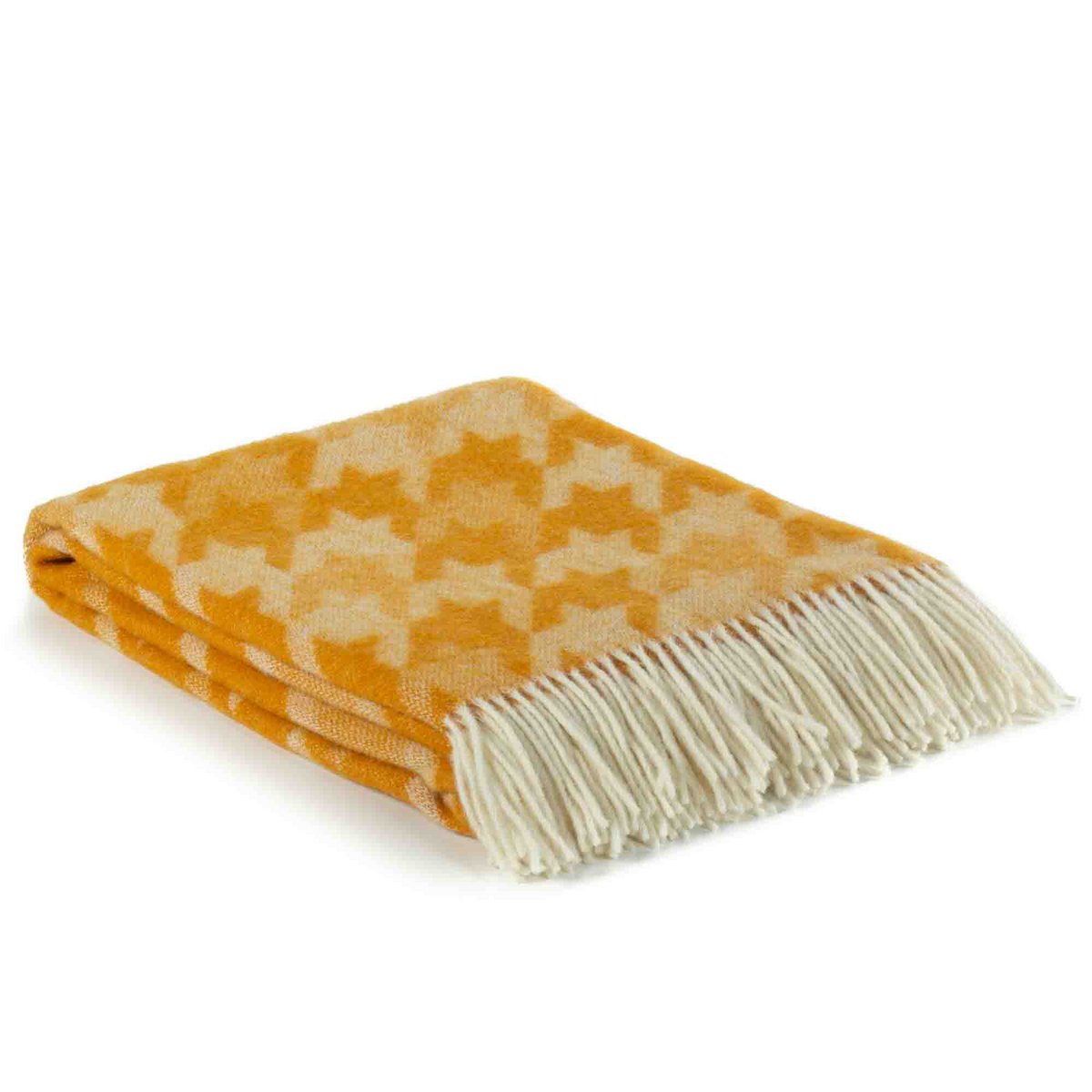 Lucca Wool Throw – Yellow
