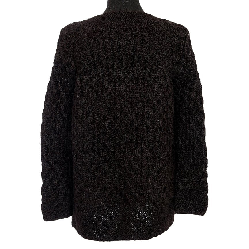 Baby Alpaca Cardigan – Black
