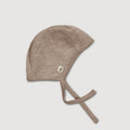 Baby Merino Fleece Bonnet – Sand
