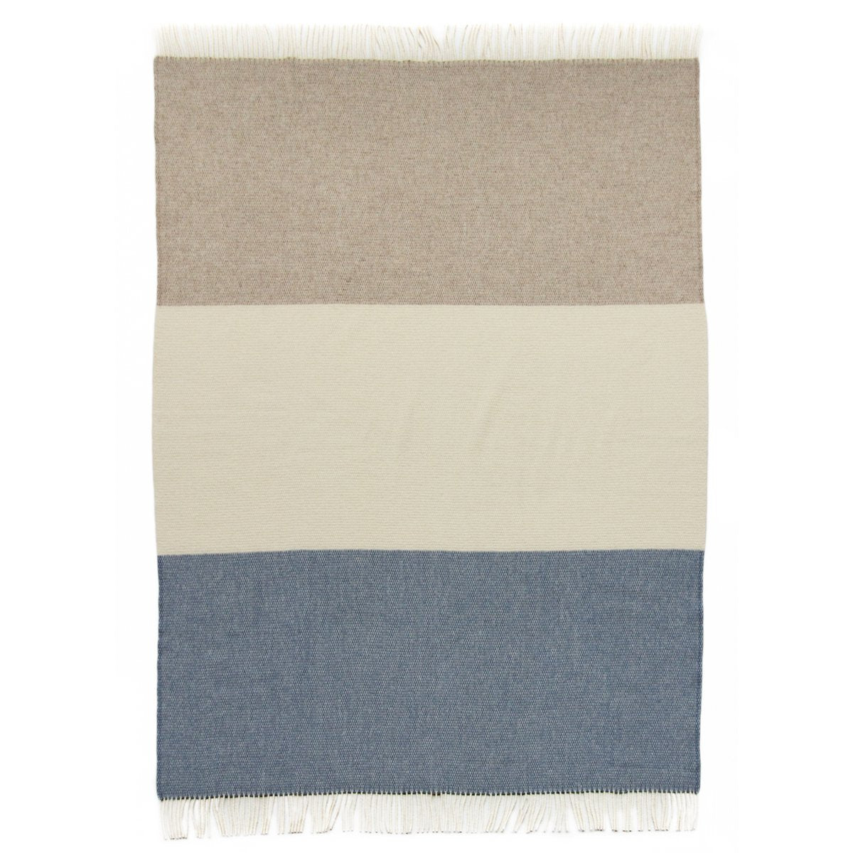 Wool Throw – Sky Stripe