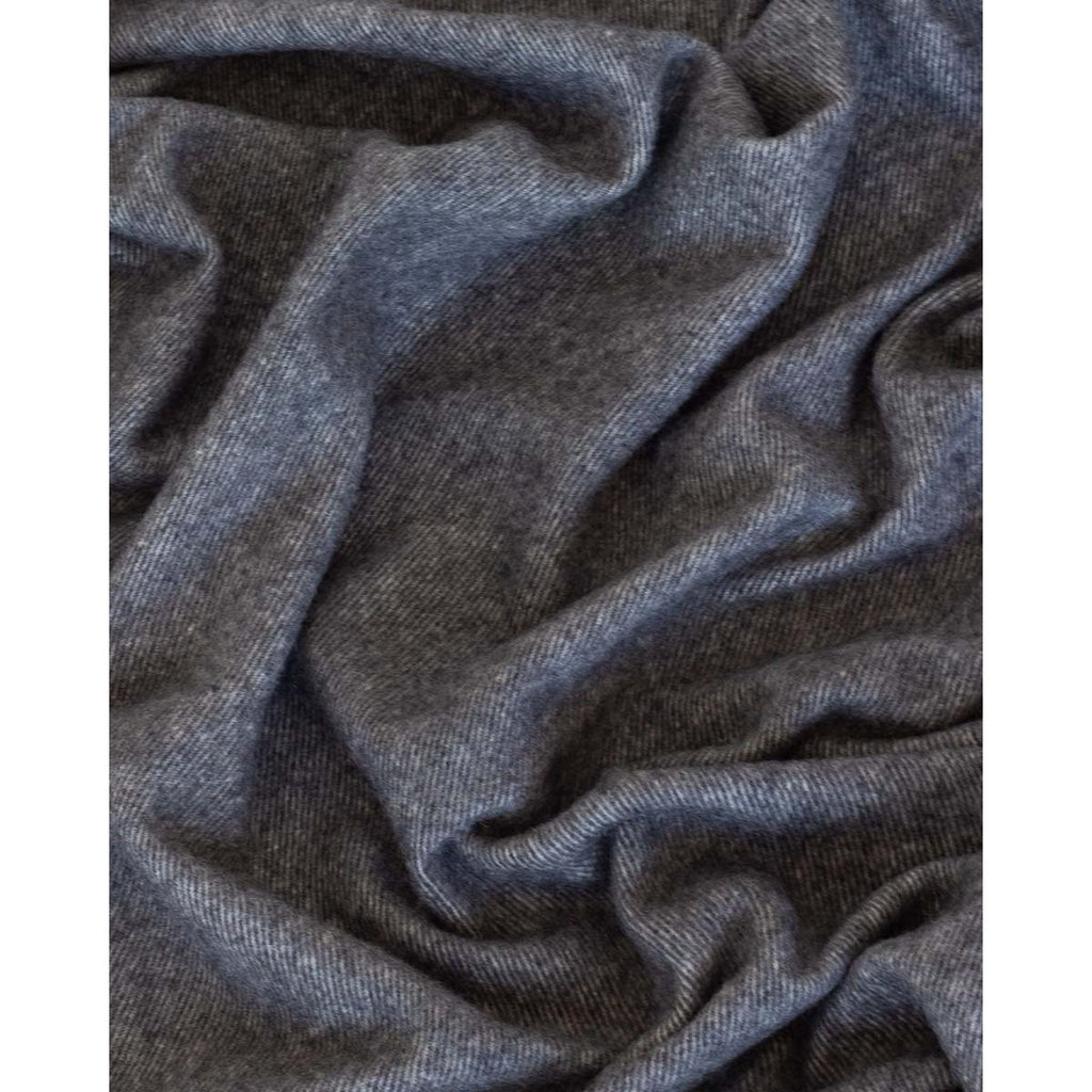 Tibet Cashmere & Merino Throw – Dark Grey