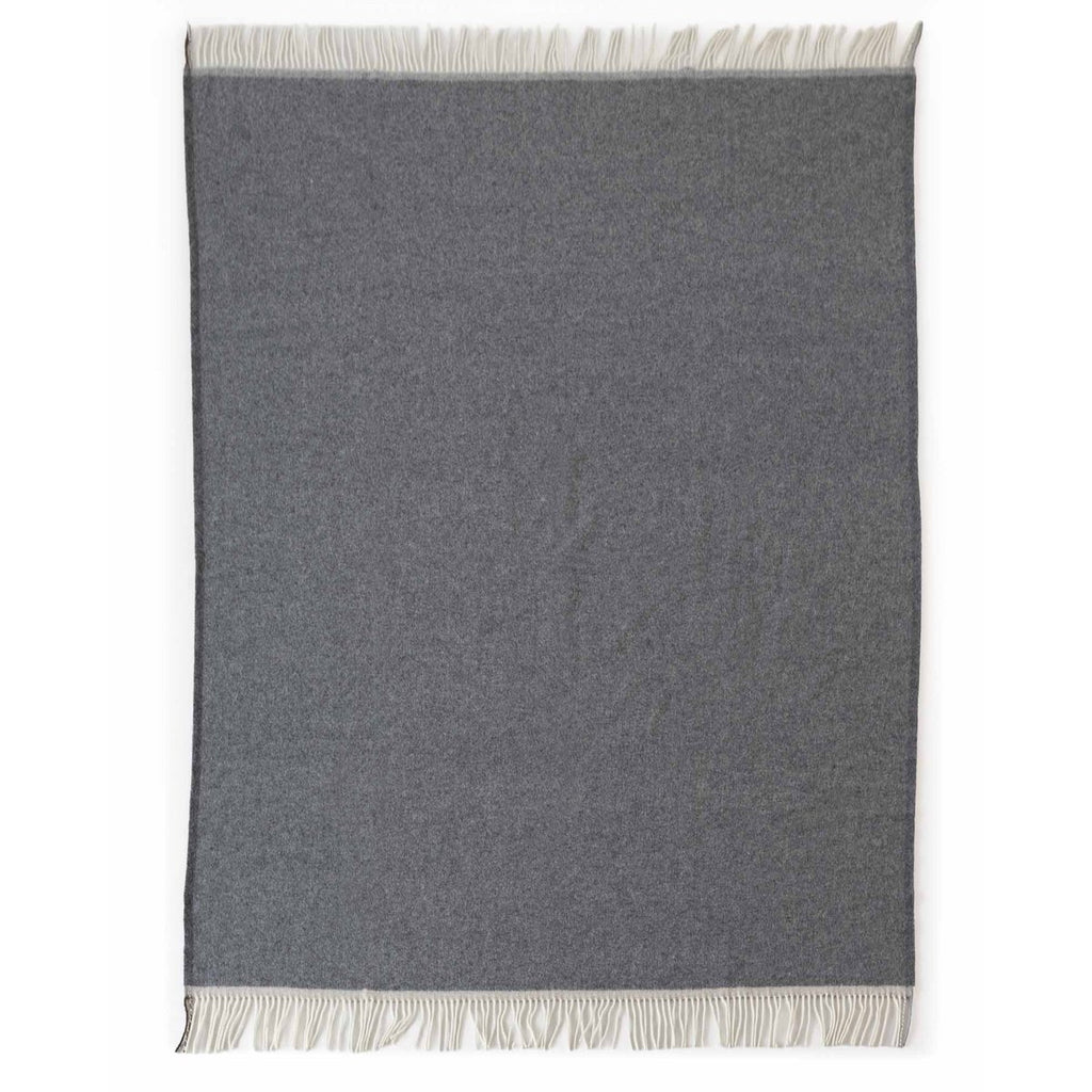 Milano Merino & Cashmere Throw – Grigio