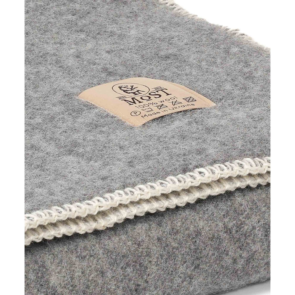 Wool Crib Blanket – Wild Pigeon, 100 × 140 cm