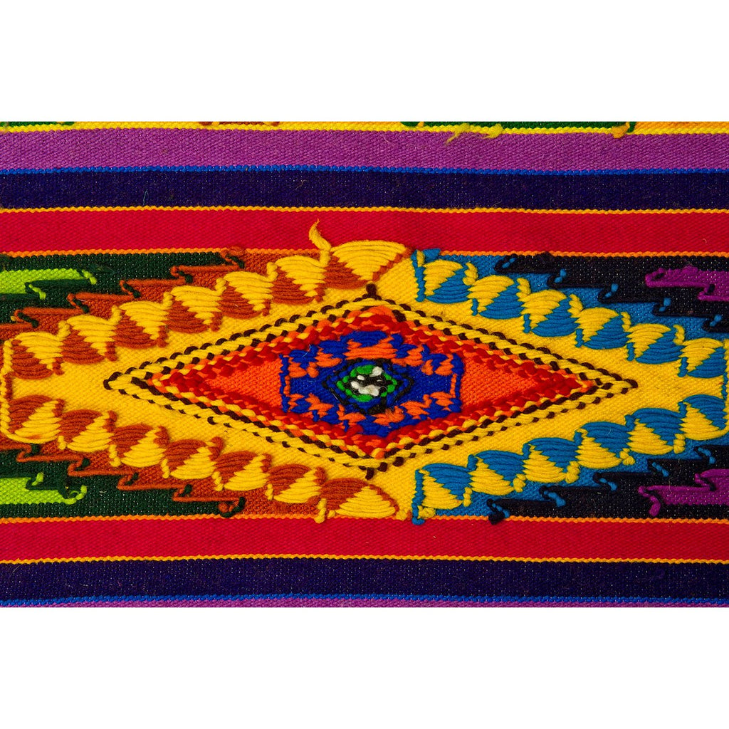Aztec Wool Rug – Multicolour, Medium