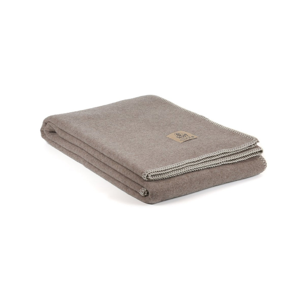 Luma Merino & Cashmere Blanket – Brown
