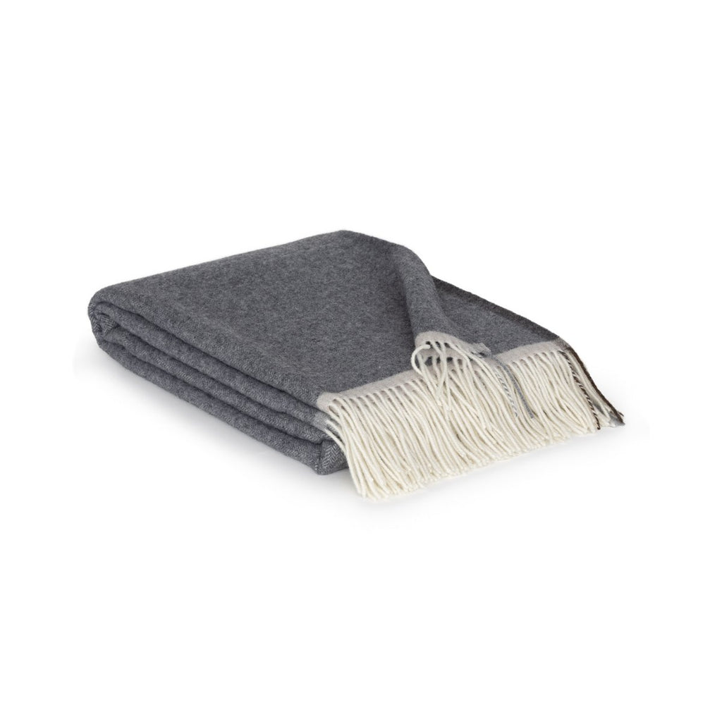 Milano Merino & Cashmere Throw – Grigio