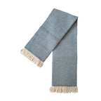 Fanny Wool Throw – Blue, 130 × 180 cm
