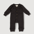Baby Merino Rib Playsuit – Storm