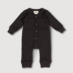 Baby Merino Rib Playsuit – Storm