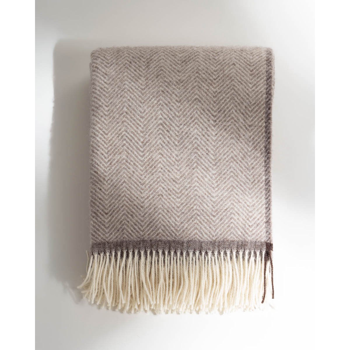 Denver Wool Throw – Beige