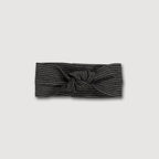 Kids' Merino Rib Knotted Headband – Storm Stripe