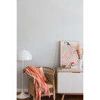 Filip Jacquard Wool Throw – Melon, 130 × 180 cm