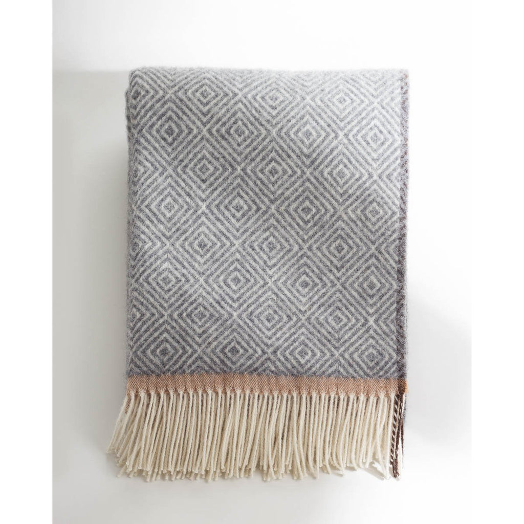 Venezia Wool Throw – Grey