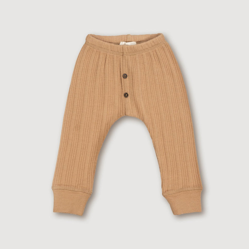Kids' Merino Rib Leggings – Fawn