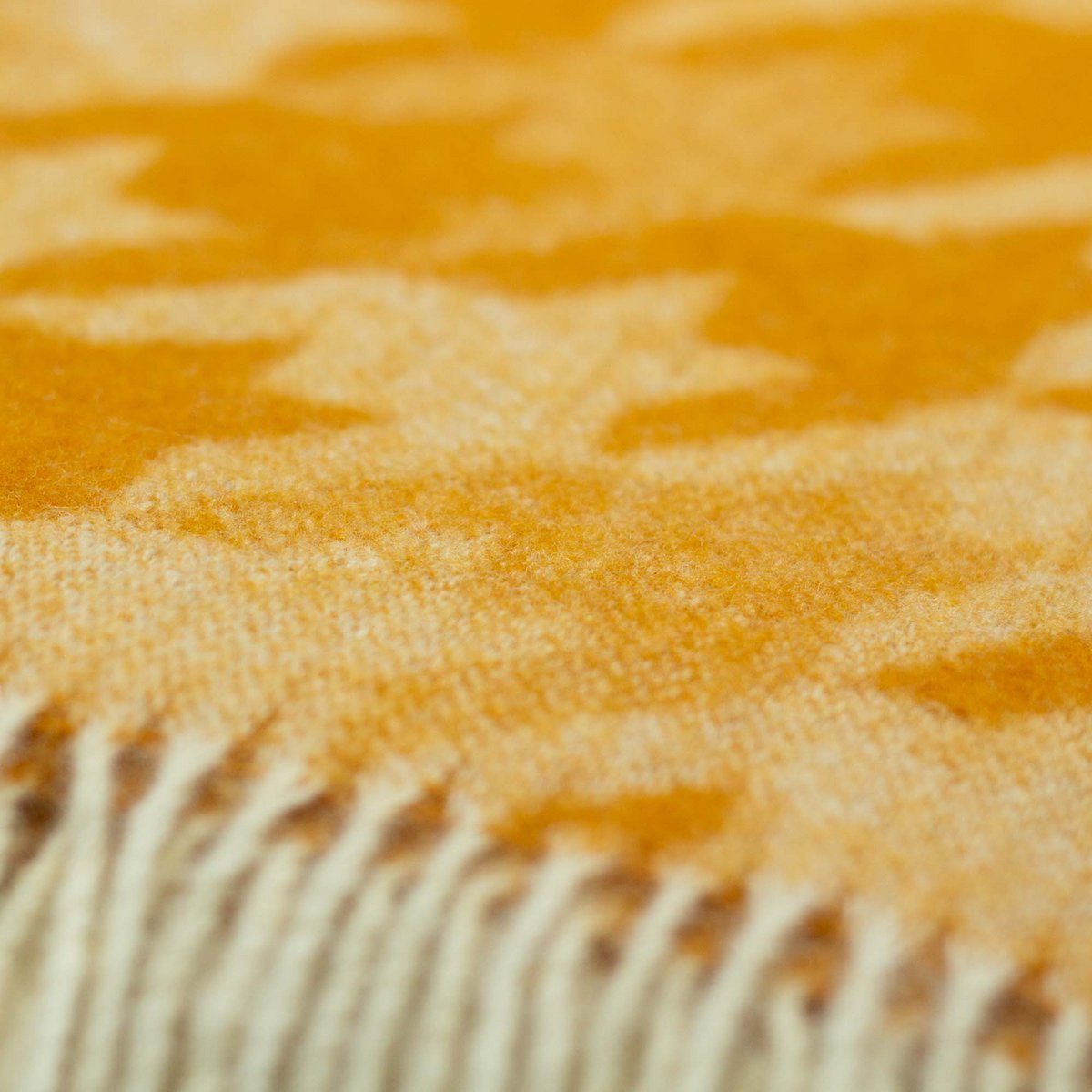 Lucca Wool Throw – Yellow