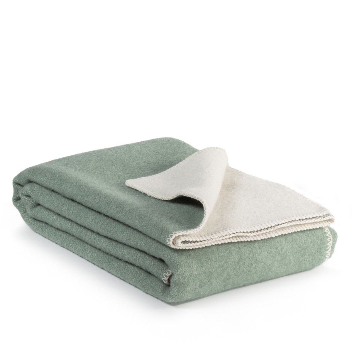 New Zealand Wool Bed Blanket – Cool Mint