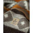 Tribe Wool Bed Blanket – Bronze, Single