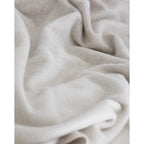 Merino & Cashmere Bed Blanket – Ivory Dune