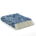 Verona Wool Throw – Blue