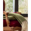 Denver Wool Throw – Olive