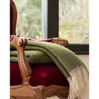 Denver Wool Throw – Olive