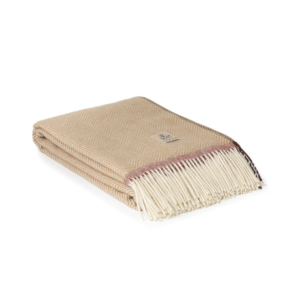 Denver Wool Throw – Crema
