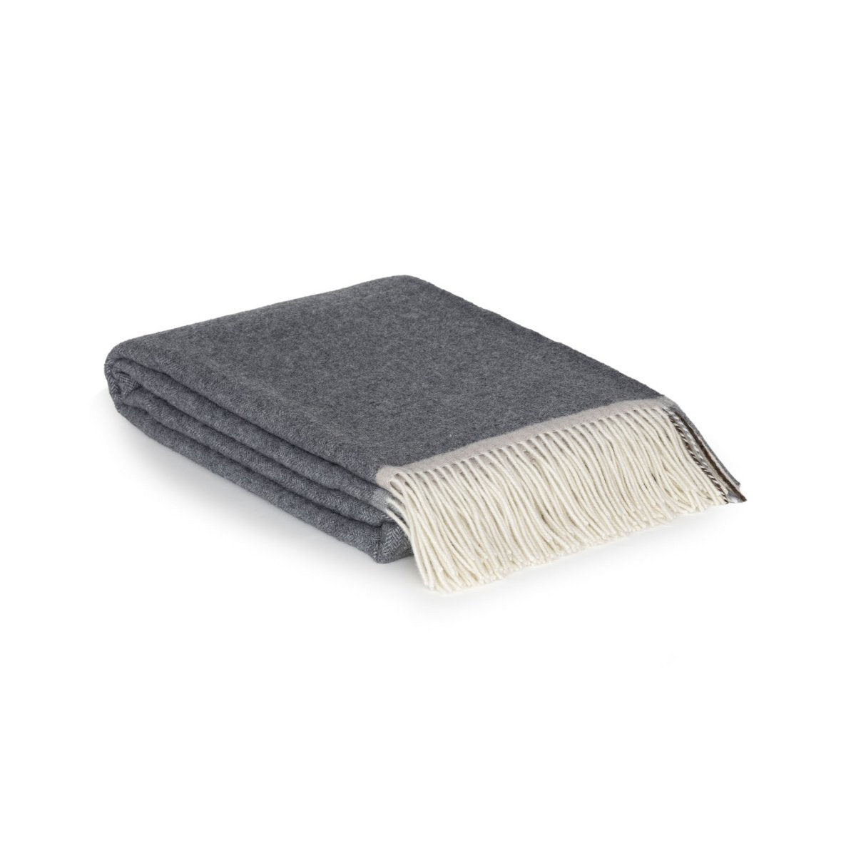 Milano Merino & Cashmere Throw – Grigio