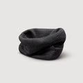 Kids' Merino Rib Infinity Scarf – Storm Stripe