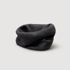Kids' Merino Rib Infinity Scarf – Storm Stripe