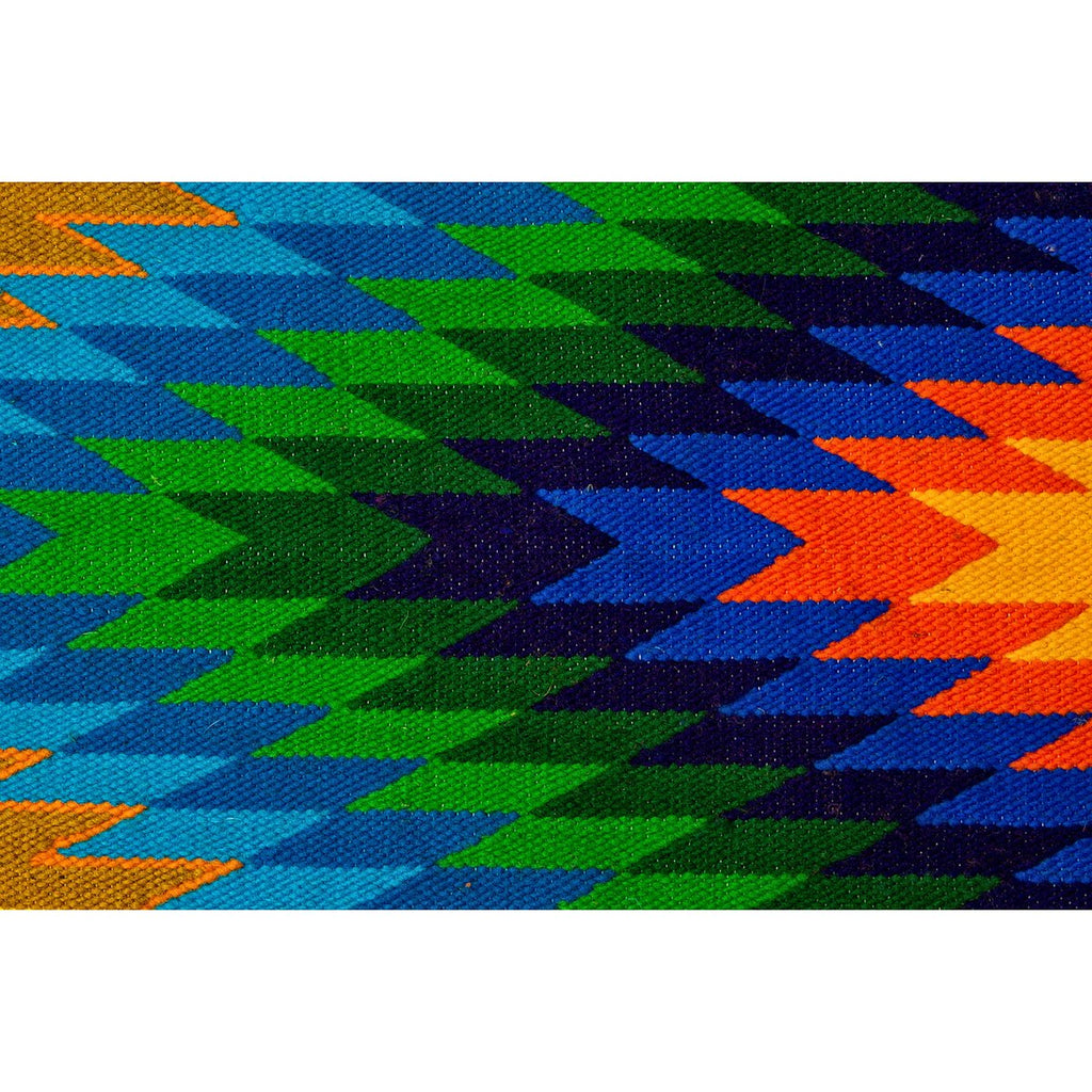 Aztec Wool Rug – Multicolour, Medium