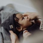 Baby Merino Rib Hat – Storm Stripe