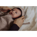 Baby Merino Fleece Bonnet – Sand