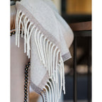 Milano Merino & Cashmere Throw – Beige