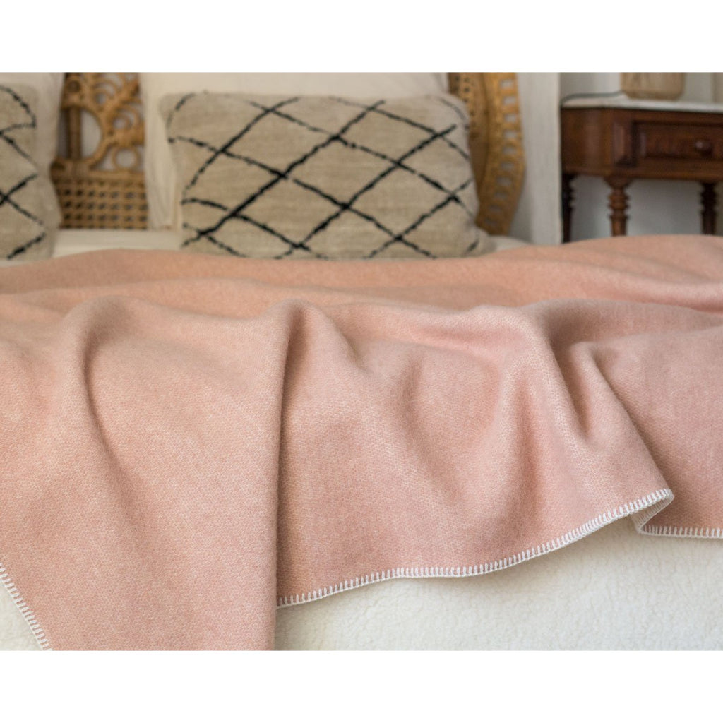 New Zealand Wool Bed Blanket – Cuban Sand