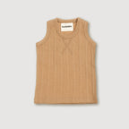 Kids' Merino Rib Singlet – Fawn