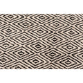 Rombo Wool Rug – Black & White, Small