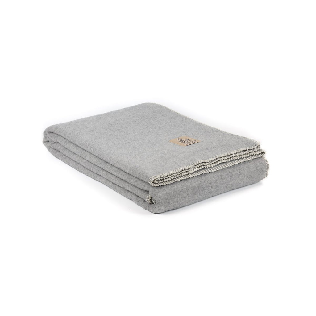 Luma Merino & Cashmere Blanket – Grey