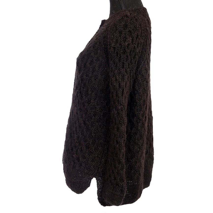 Baby Alpaca Cardigan – Black