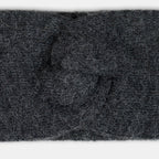 Close-up of the brushed baby alpaca – charcoal