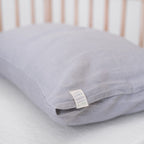 Linen Duvet Cover Set for Kids - Light Grey