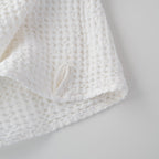 Honeycomb Waffle Towel - White