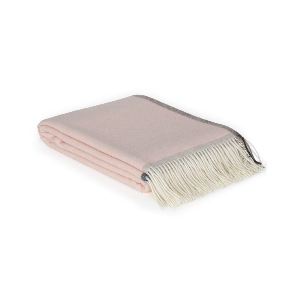 Milano Merino & Cashmere Throw – Rosa