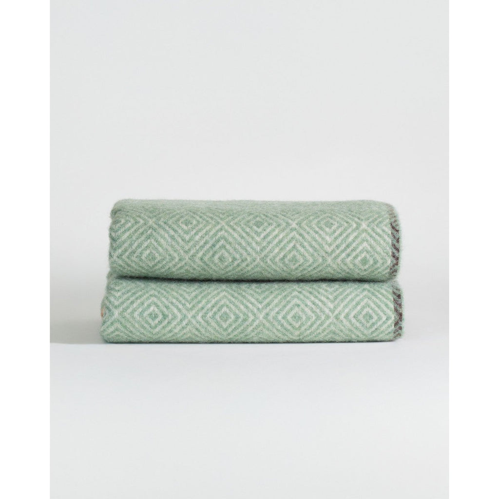 Venezia Wool Throw – Mint