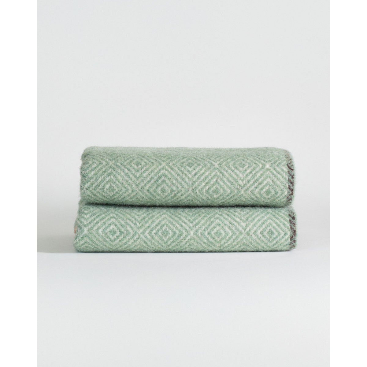 Venezia Wool Throw – Mint