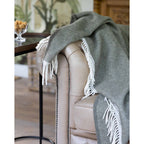 Milano Merino & Cashmere Throw – Verde