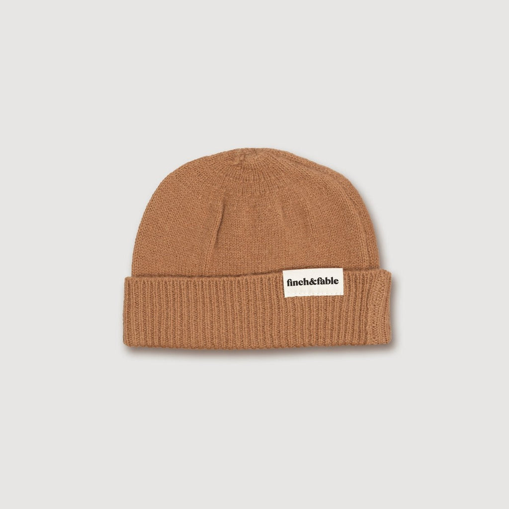 Kids' Merino Fisherman's Beanie – Fawn